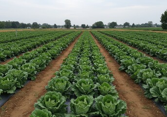 so many vegetables on this field
