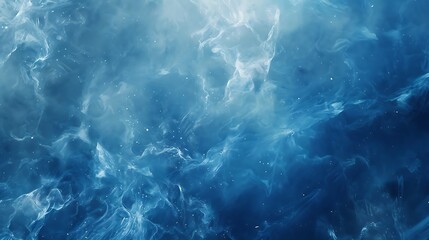 Obraz premium Blue smoke on a black background. Abstract background. Design element.