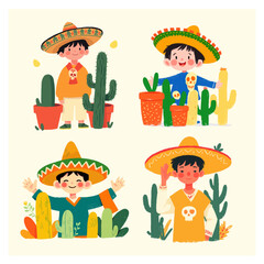 illustration for cinco de mayo celebration Vector