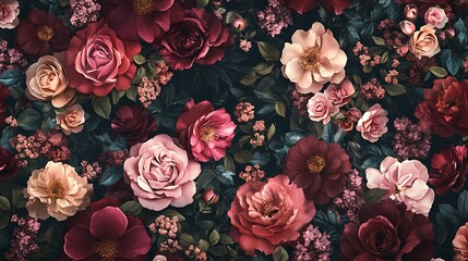 Crystal flower vibrant wallpaper decorative creative background stunning artwork