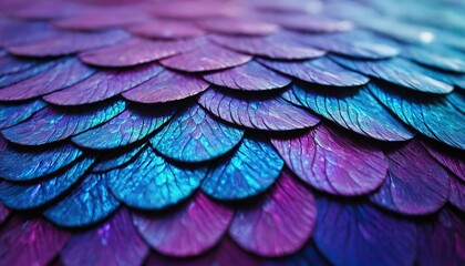 Obraz premium Fish purple color scales pattern S1