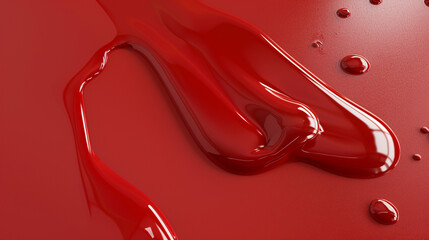 A rich red background with a slightly glossy surface, clean and uniform