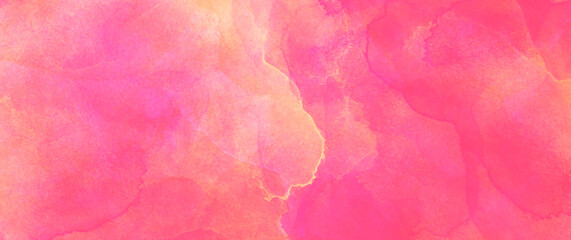 Abstract pink vector watercolor background background, cover design, interior decor and poster. Hand drawn flower watercolor texture for Valentines Day. Rose. Flower backdrop.