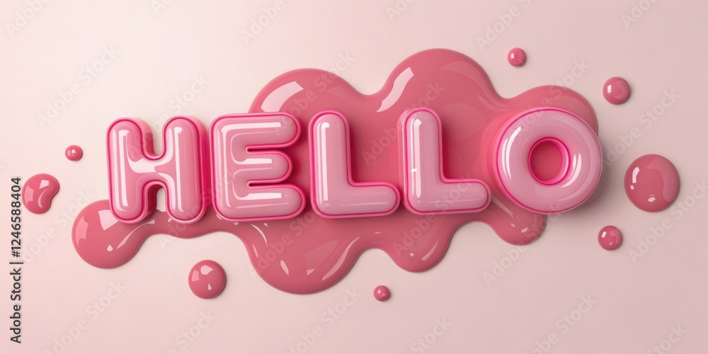 Poster playful 3d 