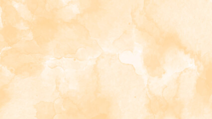 Watercolor background illustration. Orange color. abstract beautiful bright brush painted pink or brown background.