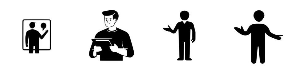 People interacting with digital devices and engaging in conversation during a modern meeting setting