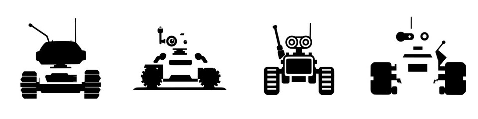 Exploring various robot designs showcasing different styles, shapes, and functionalities in a digital art exhibition