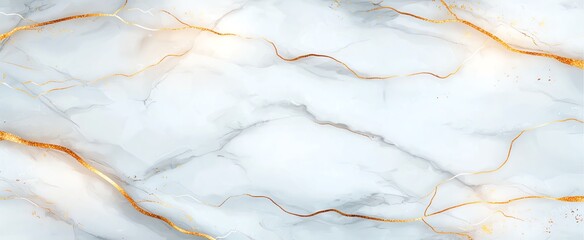 Fototapeta premium White gold marble texture pattern background with high resolution design for cover book or brochure, poster, wallpaper background or realistic business