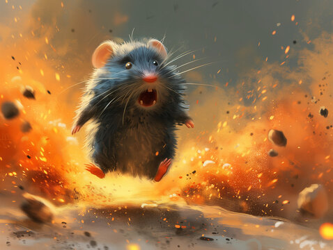 The vole displacement