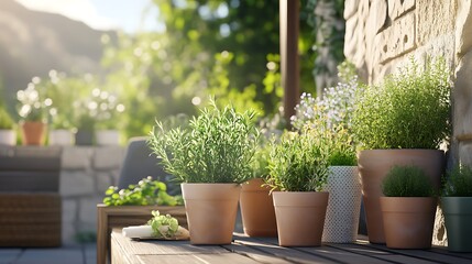 Fototapeta premium Bright indoor plant minimalistic room natural lighting stylish decor fresh peaceful ambiance