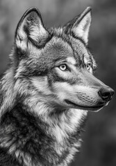Fototapeta premium Portrait of a wolf