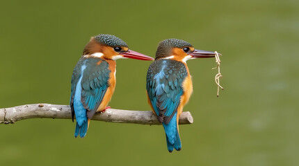 kingfisher on a branch