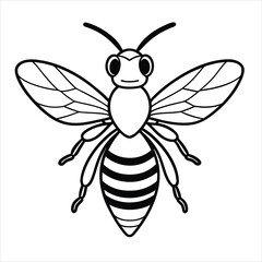 bee vector illustration
