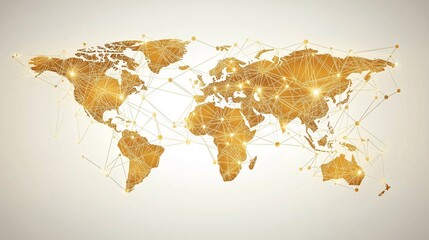 グローバル、ネットワークのイメージ