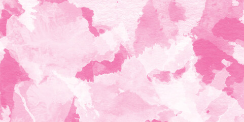 pastel hand painted watercolor of pink texture, Abstract grainy fantasy smooth light pink watercolor paper texture with clouds, Grunge pink background, Stain artistic hand painted texture of pink.
