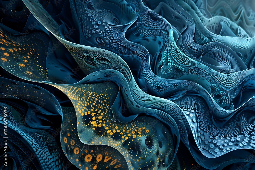 Poster fractal art background for creative design. abstract fractal.