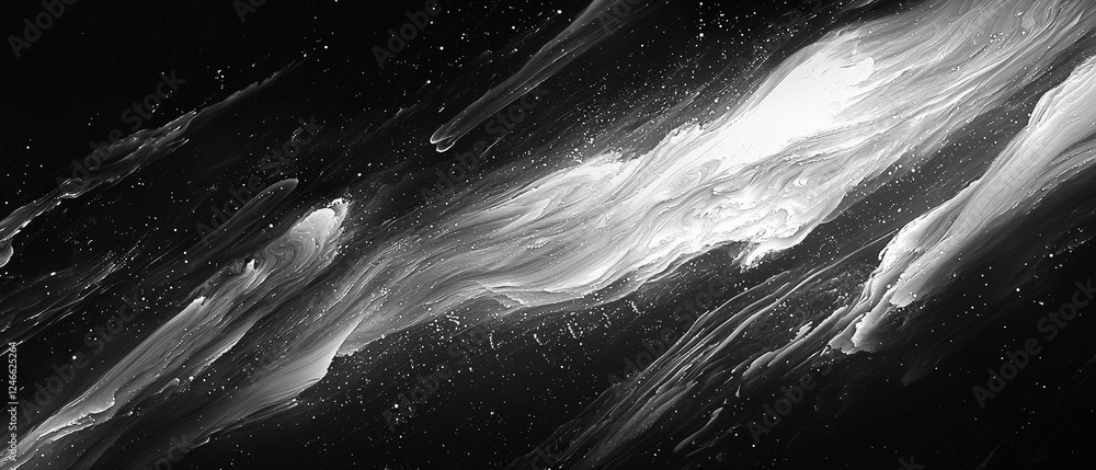 Poster abstract black and white smoke background with swirling patterns and textures for creative projects