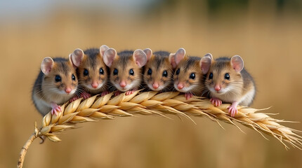 rat on a wooden background