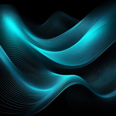 wavy lines on dark backdrop with thin abstract stripes graphic resource background banner

