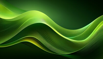 Fototapeta premium wavy lines on dark backdrop with thin abstract stripes graphic resource background banner