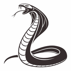 Fototapeta premium Creative animal icon Snake vector illustration 