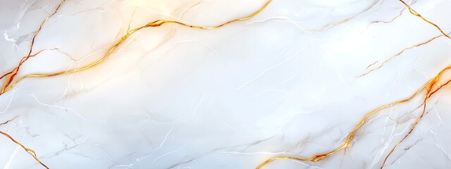Fototapeta premium White gold marble texture pattern background with high resolution design for cover book or brochure, poster, wallpaper background or realistic business