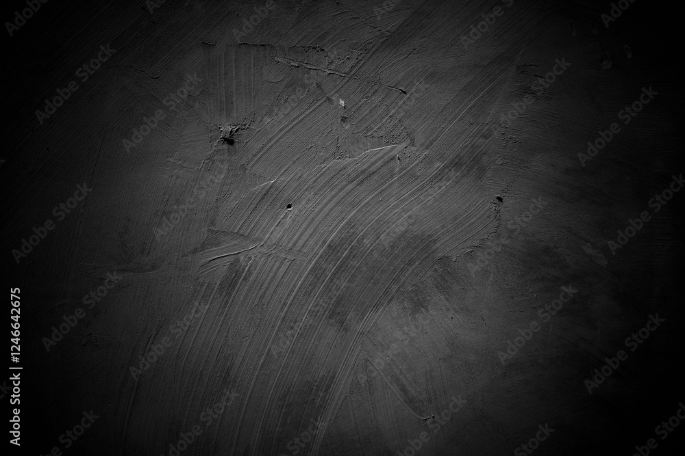 Aufkleber old wall texture smeared engine oil cement dark black gray background abstract grey color design are