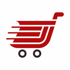 Modern Shopping Cart Logo Vector Design © fazlay907