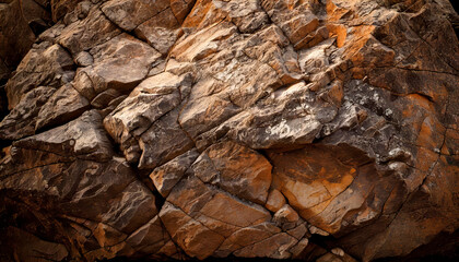 Weathered rock texture background with cracks, organic patterns and earthy colors