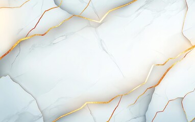 Fototapeta premium White gold marble texture pattern background with high resolution design for cover book or brochure, poster, wallpaper background or realistic business