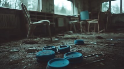 Abandoned Classroom: A Glimpse into Time's Passage