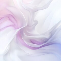 Obraz premium Abstract pastel fabric swirl, soft flowing waves.