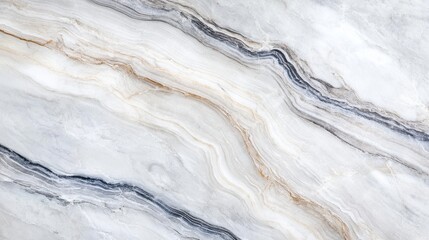 Obraz premium Smooth White Marble Texture with Subtle Gray Veins and Elegant Finish