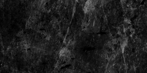 The old scratched grunge wall appears to be made of concrete, Black Marble stone concrete texture luxury background, Black rough wall background with scratch and cracks.