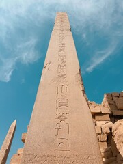 Photo d'un monument en Egypte