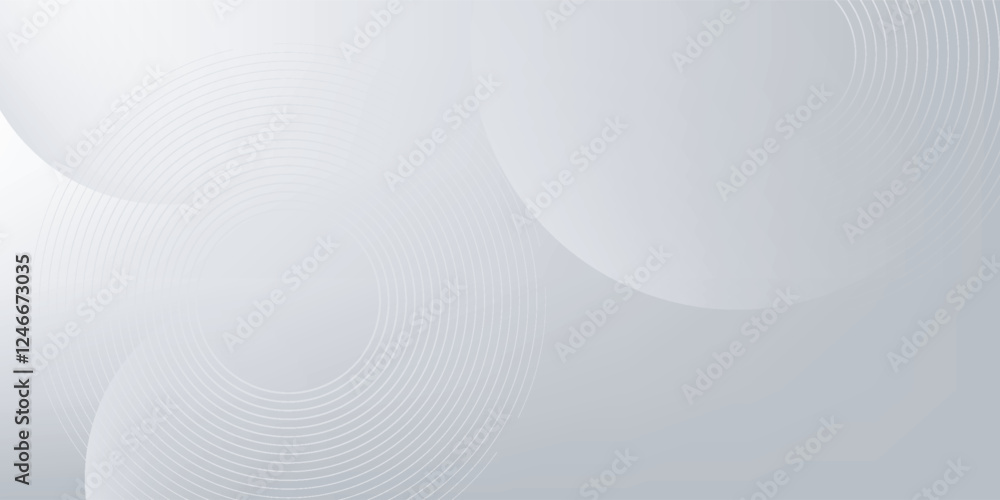 Wall mural a minimalist abstract background featuring overlapping curves and circular shapes in various shades 