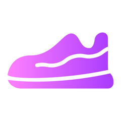 shoes gradient icon