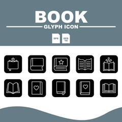 icon book set