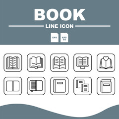 icon book set