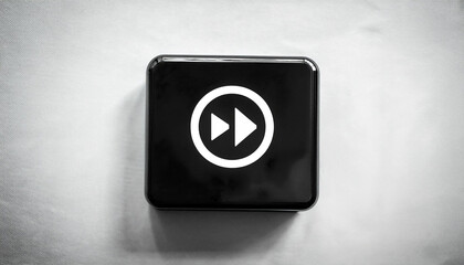 Fast Forward Button Digital Icon
