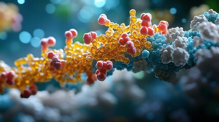 Action of molecular chaperones assisting in the proper folding of a nascent polypeptide chain during translation