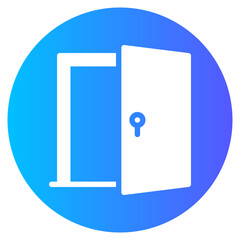 door gradient icon