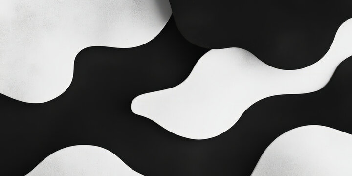 A textured black and white background with organic, fluid shapes and smooth transitions that give it an abstract, artistic vibe. Perfect for gallery artwork, contemporary branding, or digital