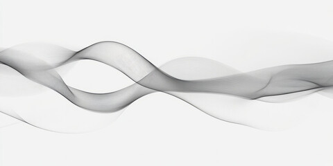 A soft charcoal grey background with a series of delicate, curved lines overlapping to create a flowing, wave-like pattern. The harmonious design works well for minimalist websites, corporate branding