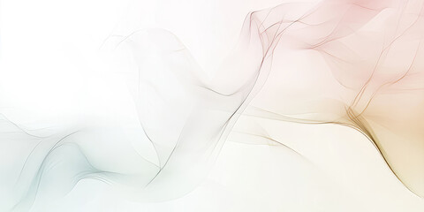 A soft, misty white backdrop with abstract shapes and colors blending gently together. This muted design evokes calmness and simplicity, ideal for wellness blogs, skincare product designs, or serene
