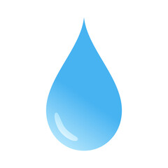 drop of water with reflection