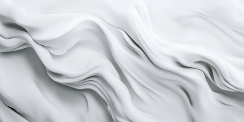 Obraz premium A white background with an abstract, flowing texture that seems to melt or drip in soft organic shapes. The unique design works well for modern fashion campaigns, art portfolios, or creative product