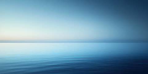 Fototapeta premium A soft gradient blue background, transitioning from light azure at the top to a deep royal blue at the bottom. The gentle fade creates a serene and peaceful atmosphere, perfect for creative designs or