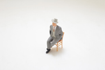 Miniature Figurine of a Man