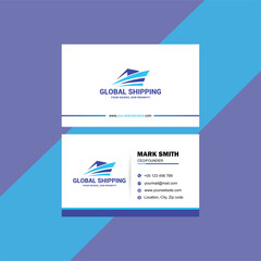 Business card design template